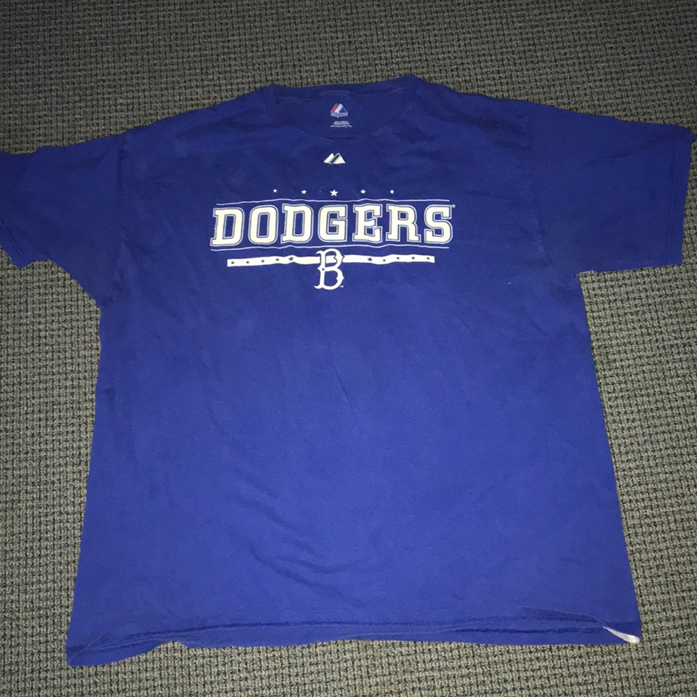 Los Angeles Dodgers Men's Royal Blue Graphic T-Shirt (Brooklyn)